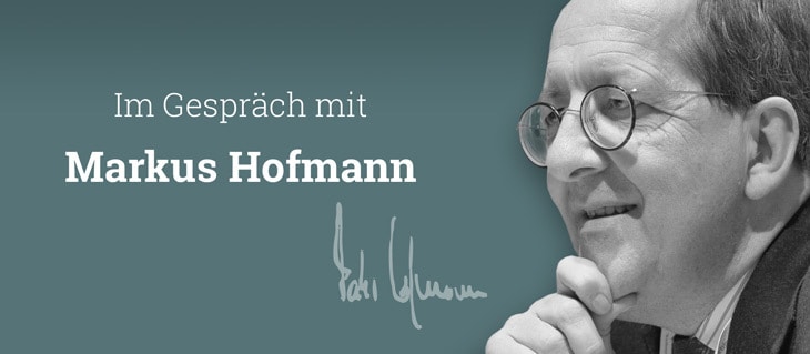 Unsere Autoren kennenlernen: Markus Hofmann