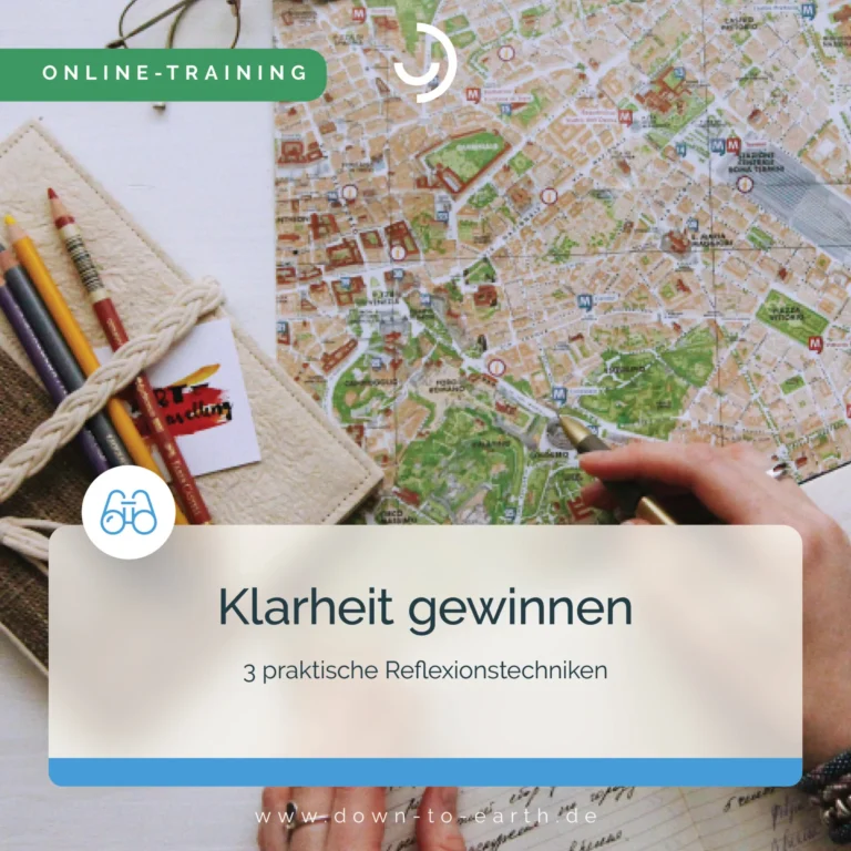 Webinar: Klarheit gewinnen. Drei praktische Reflexionstechniken