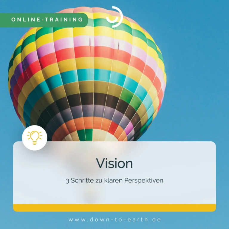 Webinar: Vision. Drei Schritte zu klaren Perspektiven