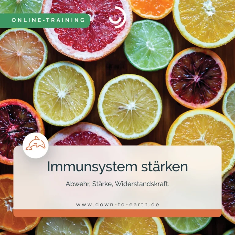 Zitrusfrüchte stärken das Immunsystem, Online-Training verfügbar.