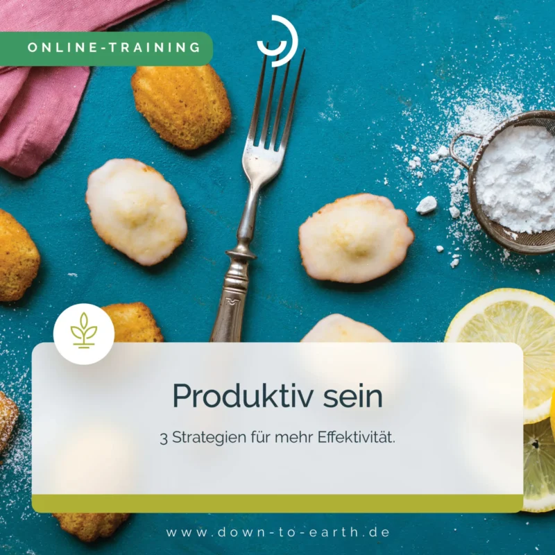 produktbild-produktiv-sein-3-strategien Produktivitätstraining mit Gebäck und Zitrone