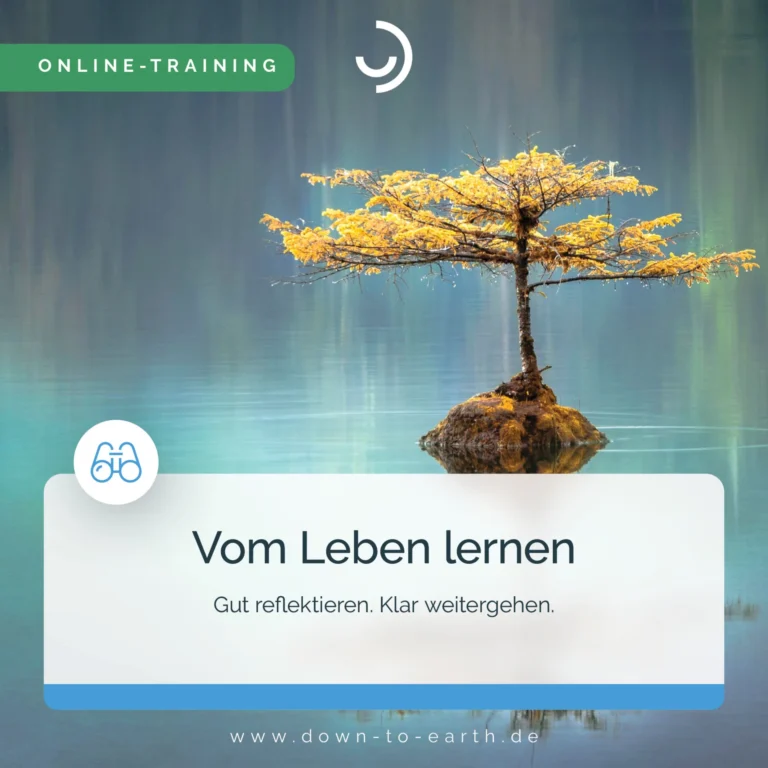 Baum im Wasser, Online-Training Hinweis