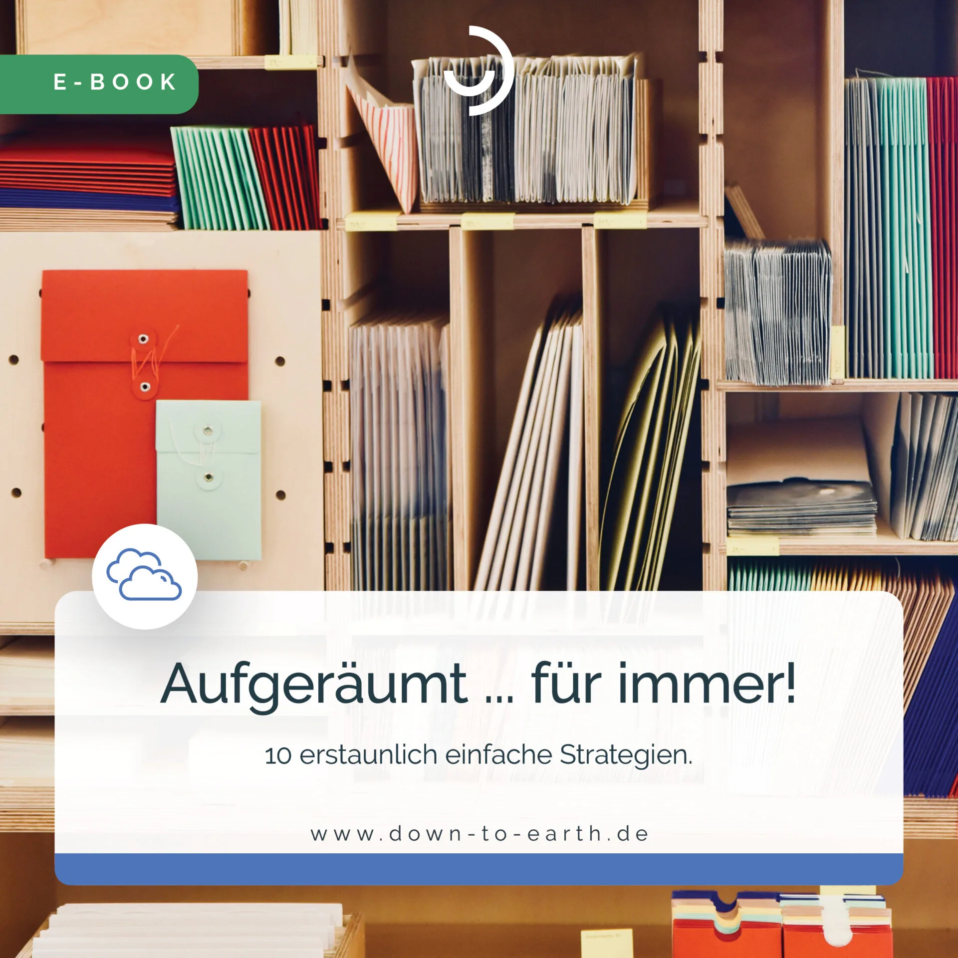 Ordnerregal, E-Book zur Ordnung